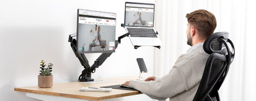 Desk with Monitor Stand 
