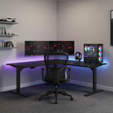 Electric Gaming Corner Desk 72x60