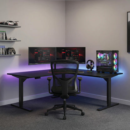 Electric Gaming Corner Desk 72x60