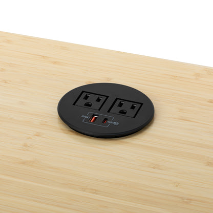 Round Tabletop Grommet w/ USB and AC Power