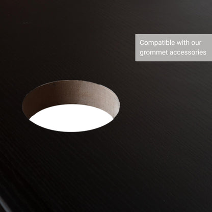 Ebony Oak Tabletop grommet