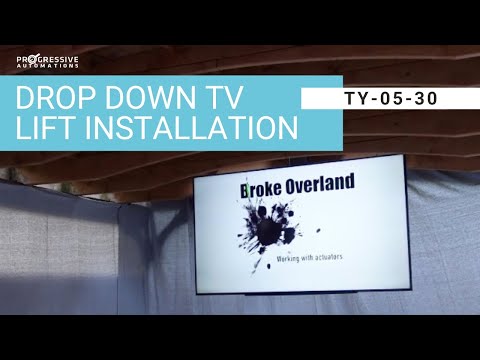 Drop Down TV Lift: Up to 75